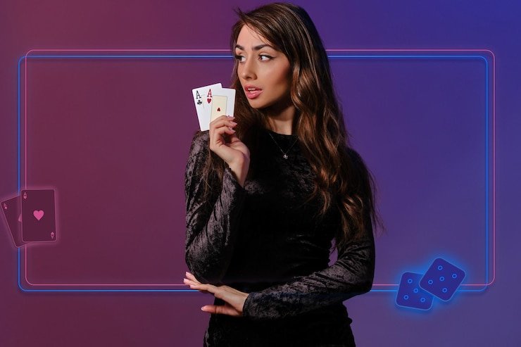 Player hole cards displayed on kingtoto78 Texas Hold'em Bonus table